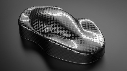 How to Create Procedural Clear-Coated Carbon Fiber in KeyShot