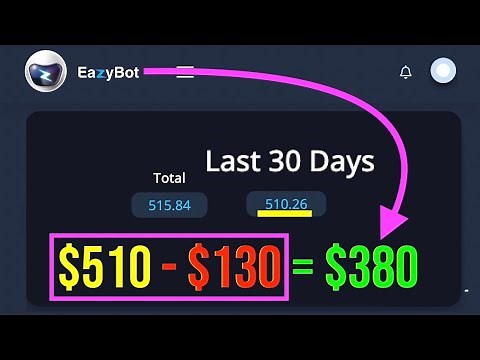 EazyBot Made $380 in 30 Days - Crypto Trading Bot Review For Binance & Kucoin