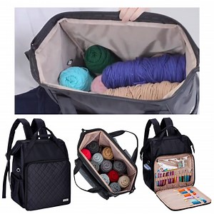 2K views · 60 reactions | Look at this COOL Backpack for your YARN and CROCHET HOOKS! ❤️ --> https://amzn.to/3PNWN7l 臨 affiliate | Crochet Patterns & Tutorials by Nicki's Homemade Crafts | Facebook