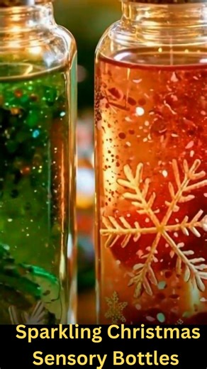 2.1K views | ✨Make Your Own Sparkling Christmas Sensory Bottles at...