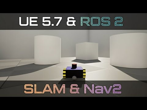 Custom ROS2 Bridge to Unreal Engine 5.7: LiDAR SLAM Test on TurtleBot