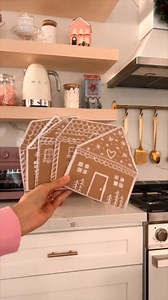 This DIY cardboard gingerbread house is a cute and affordable way to spruce up your décor this season❄️ 🎥 Credit/TikTok: astoldbymichelle #TheBalancingAct #DIY #WinterDecor #HolidayDecorDIY | The Balancing Act