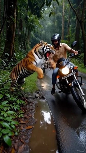 On Camera Recording 3 a liger Attack on Fisherman Sundarban Boat a #tiger ‎