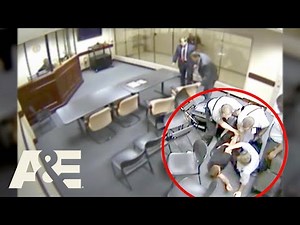 Court Cam: Man Attacks Two Prosecutors, Gets Dropped by Bailiffs | A&E