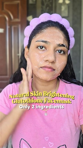 Natural Glutathione Skin Brightening Face Mask ✨ #skinbrightening #naturalfacemask #naturalremedy