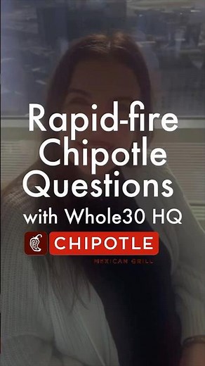 Whole30 Wholesome Bowl at Chipotle 🤤🤤