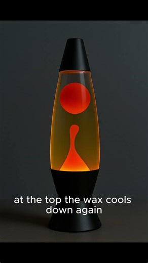 How Lava Lamps Work (The Hypnotic Science Explained!) #shorts #scienceshorts #facts