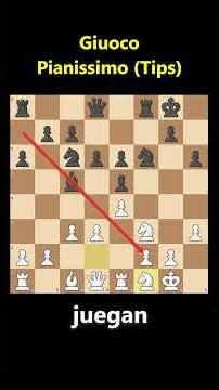 Giuoco Pianissimo Tips #ajedrez #shorts