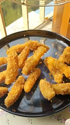 Crispy Cornflake Potato Fries 🍟 #potatofries #crispy #snackrecipe