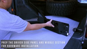Armordillo CRZ Roll Bar Chase Rack For 1/2 Ton Full Size Trucks|2x LED Light Lamps|04-24 F150 F-150|07-18 Silverado Sierra 1500|07-24 Tundra|04-24 Titan|19-24 Ram 1500|CR-Z Mesh 8714256 Textured Black