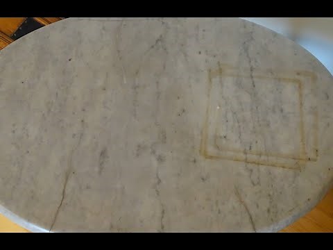 How to Refinish and Remove Stains on Antique Marble Top Table