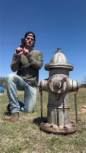 Fire Hydrant vs Bullet vs higher and higher Upto .50 Cal Bullet #fire #bullet #ak47shorts