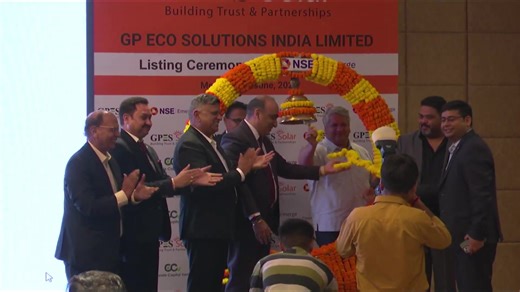 4.7K views · 67 reactions | The #NSEBell has rung in the celebration of the listing of “GP Eco Solutions India Limited” on NSE Emerge today. #NSEIndia #NSEEmerge #listing #IPO #StockMarket #ShareMarket #GPEcoSolutionsIndiaLimited Ashishkumar Chauhan | NSE India | Facebook