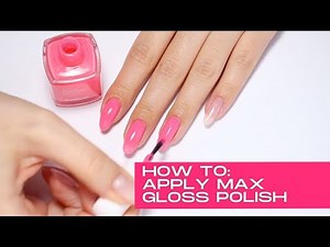 How to Apply Our ✨NEW✨ Max Gloss Polish | #Nailboo