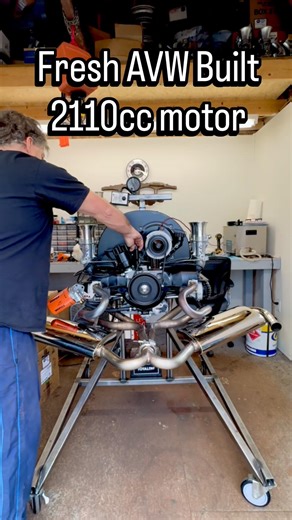 Fresh AVW Built 2110cc Aircooled VW Engine in a Callook Legend Patina Bug