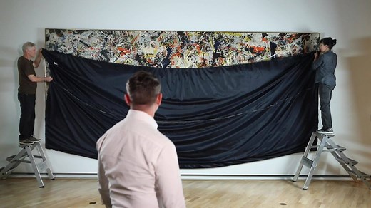 Jackson Pollock’s Blue poles 1952 has gone under the microscope for its most comprehensive conservation project to date. Rarely off display since the National Gallery opened in 1982, the pandemic closure has given us the opportunity for the first in-depth research, analysis, and major conservation treatment of Blue poles since its acquisition in 1973. We also took this opportunity to delve into the Gallery’s research library and archive to create a new website archive. Jackson Pollock’s Blue pol