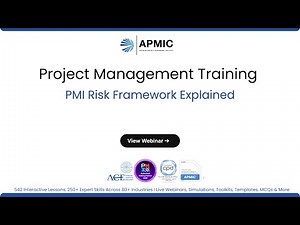 PMI Project Risk Management Framework and Exam Focus | Advanced Project Management Certification