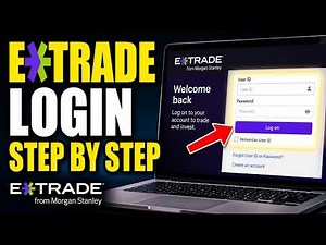 How to login to E TRADE for account access and money movements - Step By Step