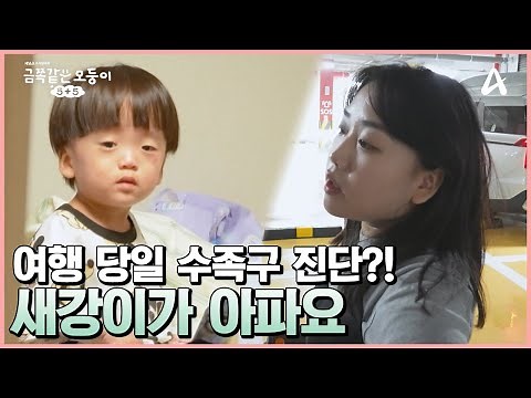 5+5 대가족 여행 당일! 수족구 진단 받은 새강이?! 여행 불참 위기? | 채널A 프라임 다큐 금쪽같은 오둥이 5+5 2 회