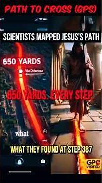 New GPS Data Reveals Jesus’ Final Journey in Shocking Detail 🔍