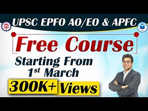 UPSC EPFO Free online Live Course is Starting from 1 March | CivilsTap | Best Academy for IAS
