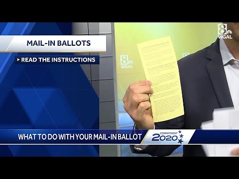 WGAL Voter Guide: How do mail-in ballots work