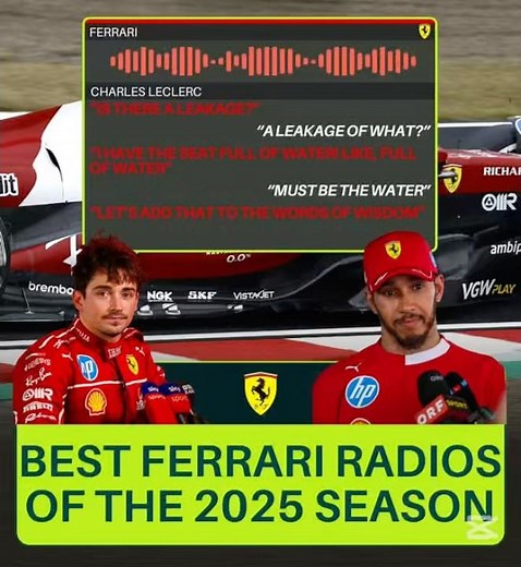 The best Ferrari radios of the 2025 season #formula1 #ferrari