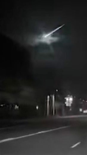 Fireball streaks across NW skies