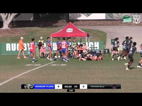 U16'S Preliminary Final, Redbank Plains Bears Vs Springfield Panthers at North Ipswich.