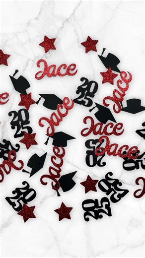 Graduation Party Decorations, 2026 Graduation Glitter Name Confetti, Class of 2026, Graduation Name Confetti, Personalized Confetti ,50 Ct. - Etsy