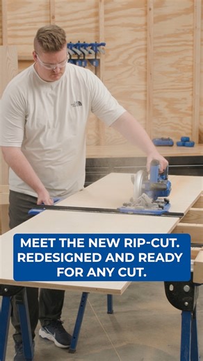 Kreg Tool on Instagram: "Meet the new Rip-Cut - redesigned and ready for any cut! This cutting guide now offers wider compatibility, enhanced visibility, and tougher durability. Learn more and order yours at kregtool.com."