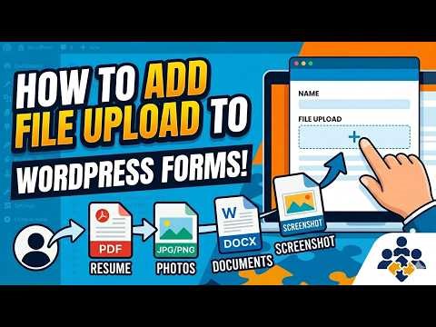 How to Add File Upload to WordPress Forms for Free | Auto Form Builder Free WordPress Form Builder