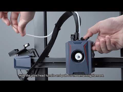 How to Change Filament on Your Anycubic Kobra 2 Series During the Printing Process