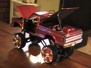 custom 1/24 diecast 1972 chevy truck
