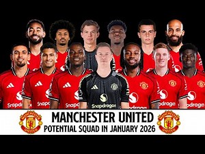 🚨 Man United Possible Squad In January 2026 | Man Utd Potential Squad | Baleba,Anderson,Semenyo