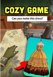 Become a dressmaker! 💃 Choose fabric, cut out patterns, and sew them all together to satisfy (or sabotage!) townsfolk in this cozy crafting game inspired by real dressmaking. I’ve been looking forward to this cozy game since trying out the free prototype on itch.io. The new trailer dropped at Wholesome Direct I can tell the devs have been very busy because it looks amazing 🤩 Game is called Dressmaker and the game releases this September. #cozygamer #newgame #fungame #dressmakergame