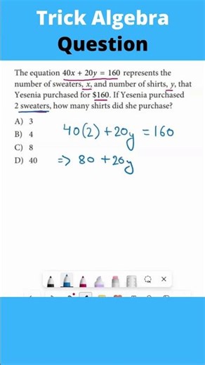 Essential Algebra Skills | For School Math, PSAT, and Selective School Exam #mathshorts #viralmaths