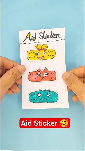 DIY Eid Sticker Making with Paper | Easy Eid Craft | Handmade Islamic Sticker Decoration