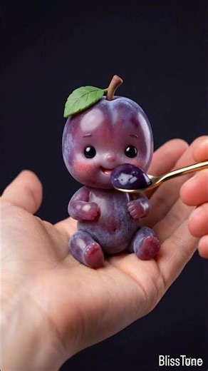 Bite-sized cuteness with juicy sounds 🍒 #asmr #cute #ghiblistyle