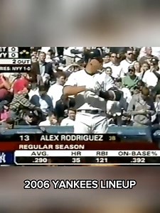 16K views · 384 reactions | 2006 Yankees Lineup 1. Johnny Damon 2. Derek Jeter 3. Bobby Abreu 4. Gary Sheffield 5. Jason Giambi 6. Alex Rodriguez 7. Hideki Matsui 8. Jorge Posada 9. Robinson Cano #DerekJeter #BaseballLegends #TheCaptain #yankeesfans #MLBHistory #YankeesLegend #nyc #BaseballGreats | The Captain's Corner | Facebook