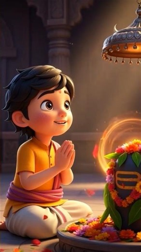जब महादेव एक बच्चे से मिले 🌼 | Cute Shiv Story for Kids