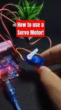 HOW TO OPERATE A SERVO MOTOR WITH ARDUINO? #arduino #tutorial #shorts