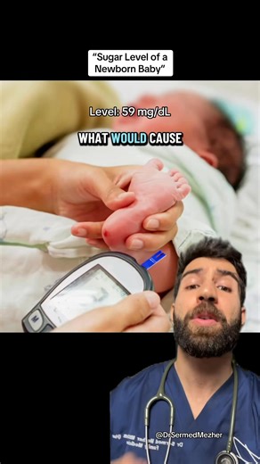 Source: @drnadeem804 Low blood sugar (neonatal hypoglycemia) after birth can occur for several reasons and is a relatively common condition in newborns. In the first few hours after delivery, a baby’s body must adjust from receiving a constant supply of glucose from the mother’s placenta to maintaining its own blood sugar through feeding and energy stores. Some babies experience a temporary drop in glucose during this adjustment period, which often resolves with regular feeds. However, certain f