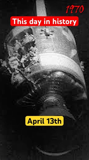 #thisdayinhistory April 13th a oxygen tank exploded on Apollo 13 #history #rememberinghistory #fypシ