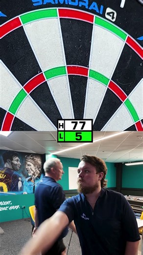 HIGHER OR LOWER DARTS MINIGAME! 🎯🔥 #darts #shorts