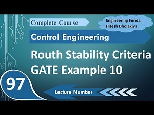 10 Routh Stability Criterion: Special Case - I in Control Systems