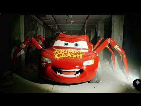 Kitten Finds Lightning McQueen and All the Cars in an Abandoned Place | Ai Cat Story