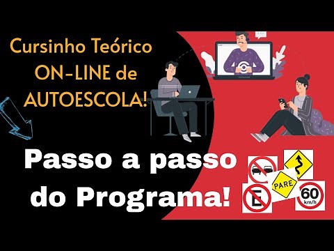 Tudo sobre o Curso Téorico de AutoEscola ON-LINE | explicação passo a passo !