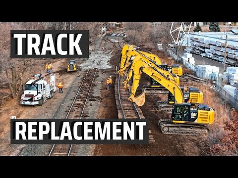 How Do You Replace Railroad Track? - Installing A Mainline Switch-