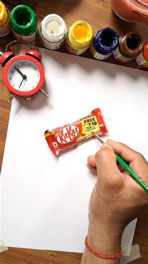 KitKat Illusion 🍫✨|#art #artbox #trending #kitkat #shorts #chocolate